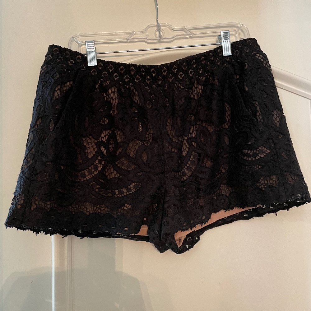 BCBG Maxazria Lace Shorts Size Large